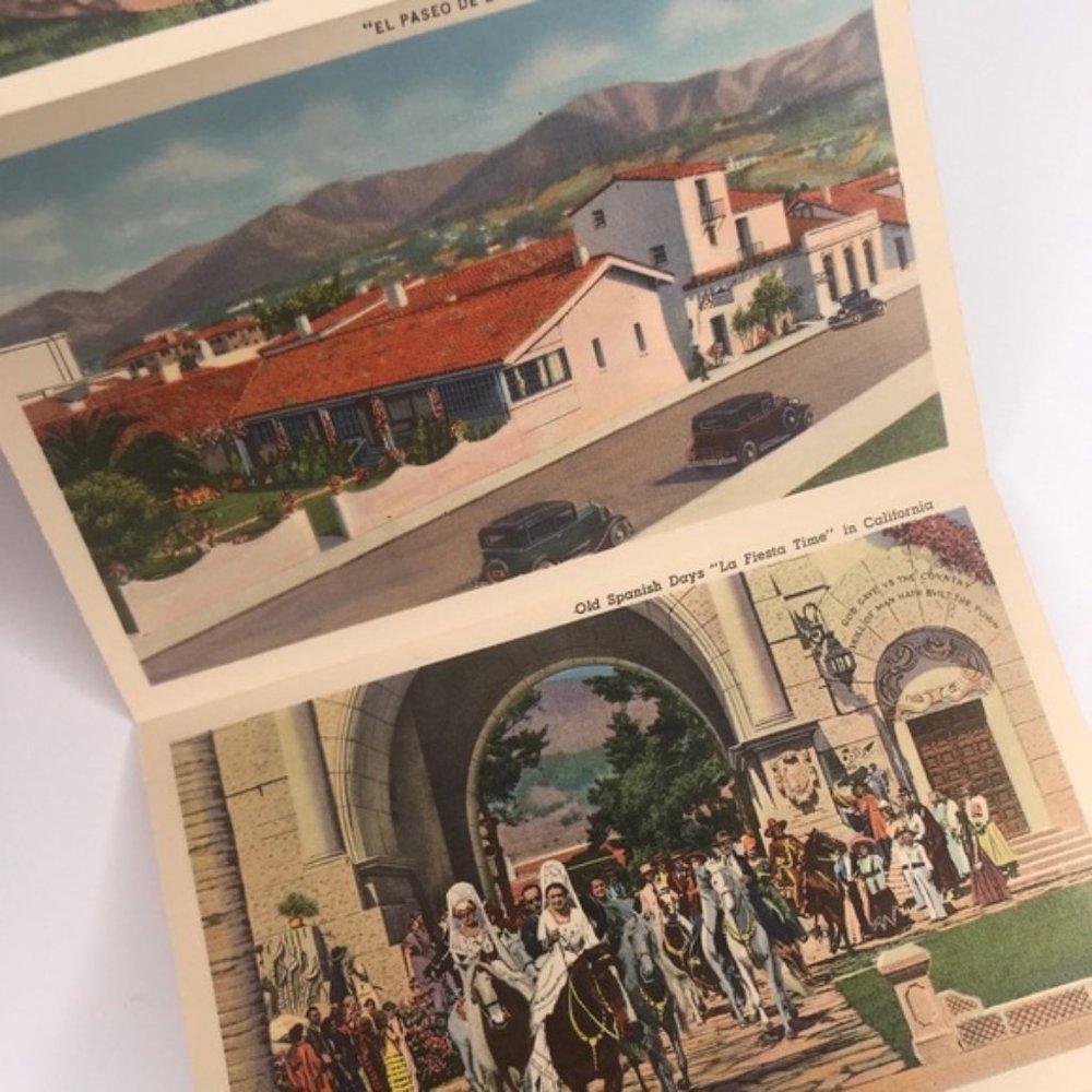 Vintage Santa Barbara CA Souvenir Postcard Book - Picture 5 of 8